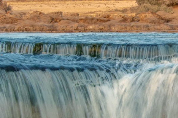 منظر شلالات الفيوم