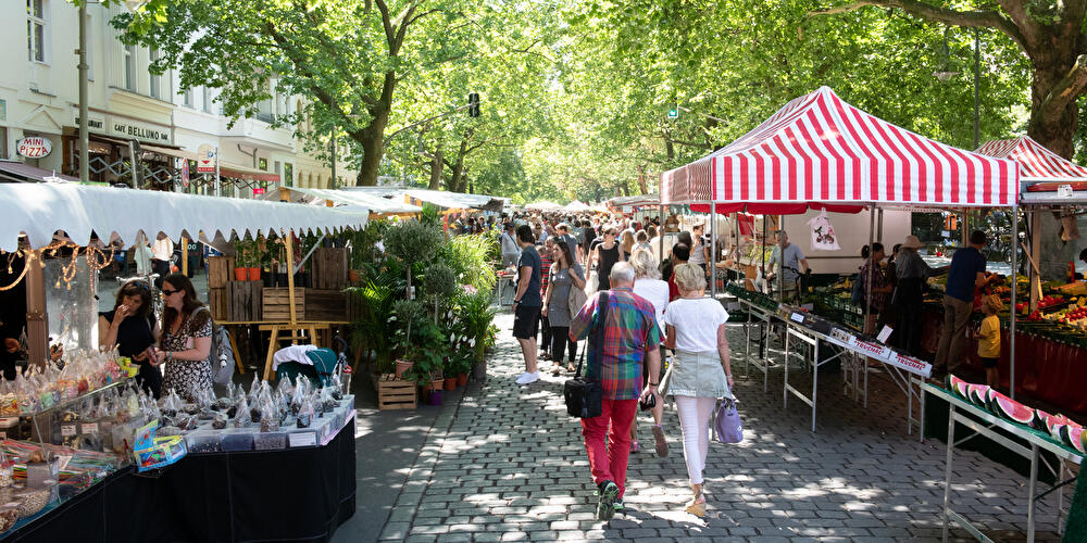 Wochenmarkt Kollwitzplatz munich